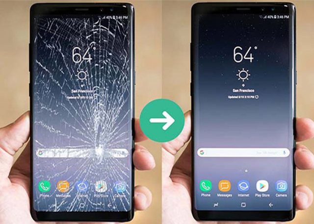 Ép Kính Samsung Note 8