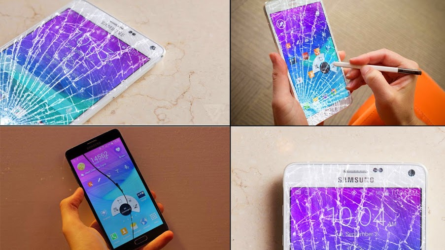 Thay mặt kính cảm ứng Samsung Galaxy Note 4