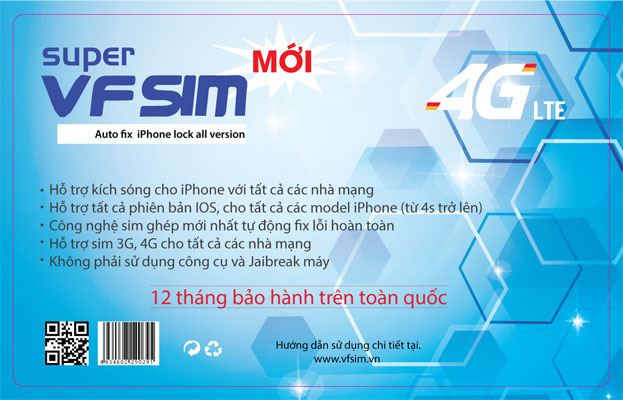Sim ghép iPhone 6 - Supper VFsim Sim ghép iPhone 6 - Supper VFsim