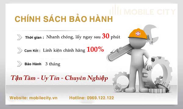 Chính sách bảo hành tại mobilecity Chính sách bảo hành tại mobilecity
